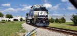 NS 4587 Sits on The Siding Track at The Wabtec Fort Worth Locomotive Plant 